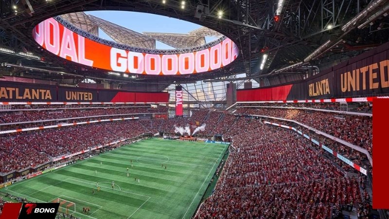 Sân vận động Atlanta nằm trong top 5 sân hiện đại nhất